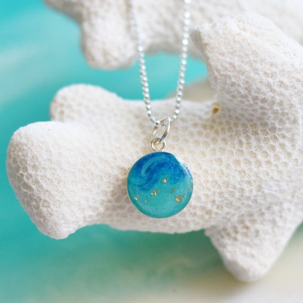 Beach Kandi Ocean Blues necklace